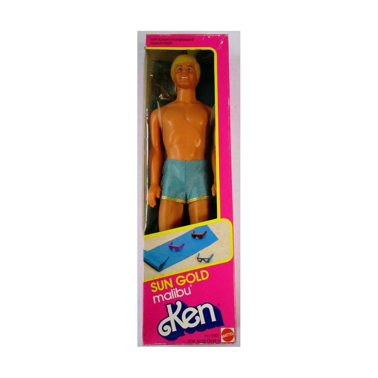 1984 Sun Gold Malibu Ken Barbie (1088)