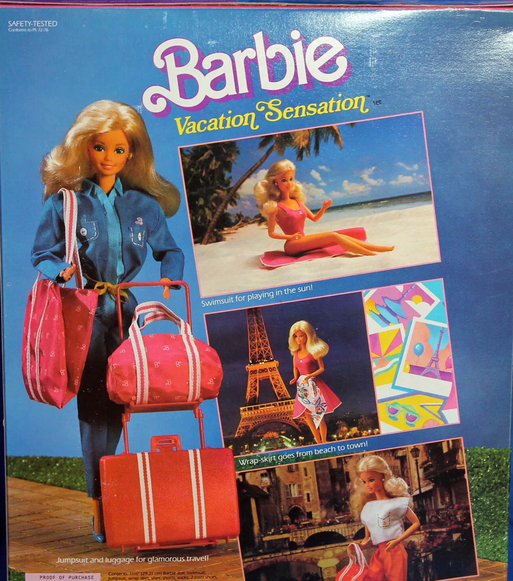 1988 Vacation Sensation Barbie (01675b)