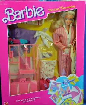 1988 Vacation Sensation Pink Outfit Barbie (1675)