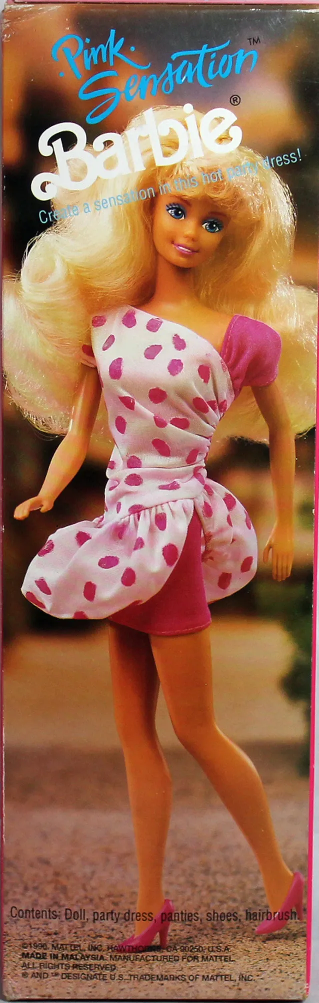 1990 Pink Sensation Barbie (5410)