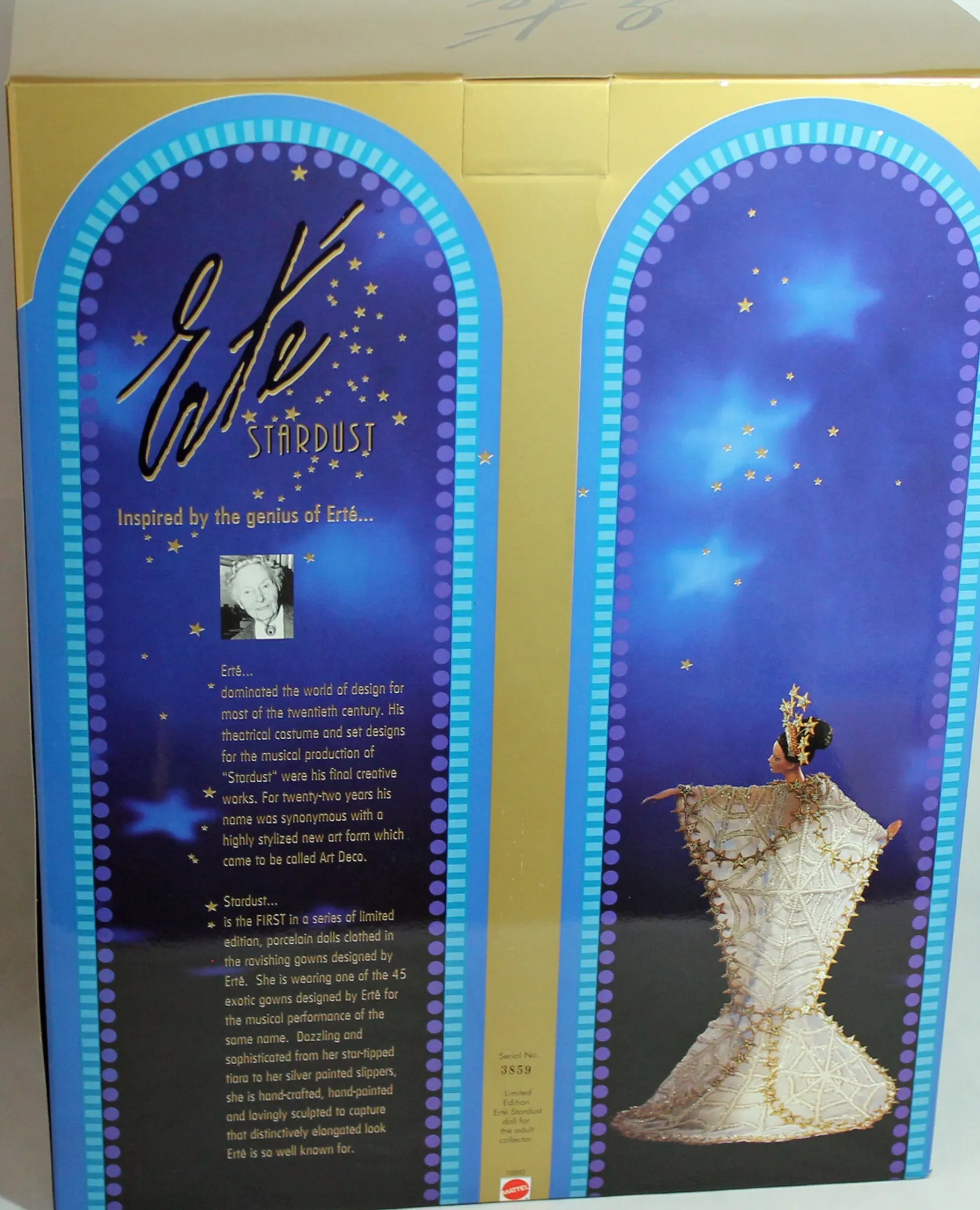 1994 Erte Stardust Barbie (10993) - Porcelain