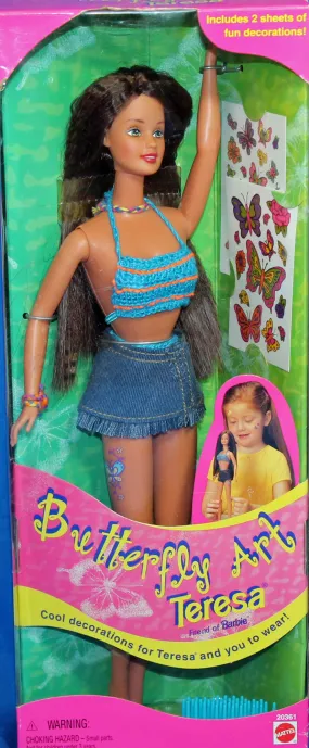 1998 Butterfly Art Theresa Barbie (20361) - Theresa