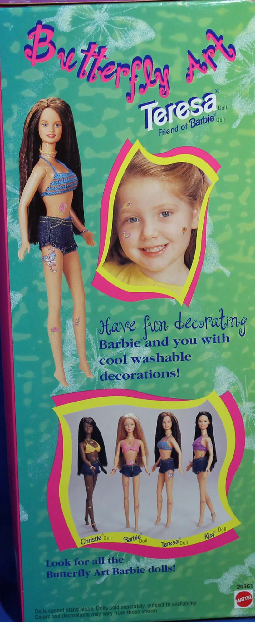1998 Butterfly Art Theresa Barbie (20361) - Theresa