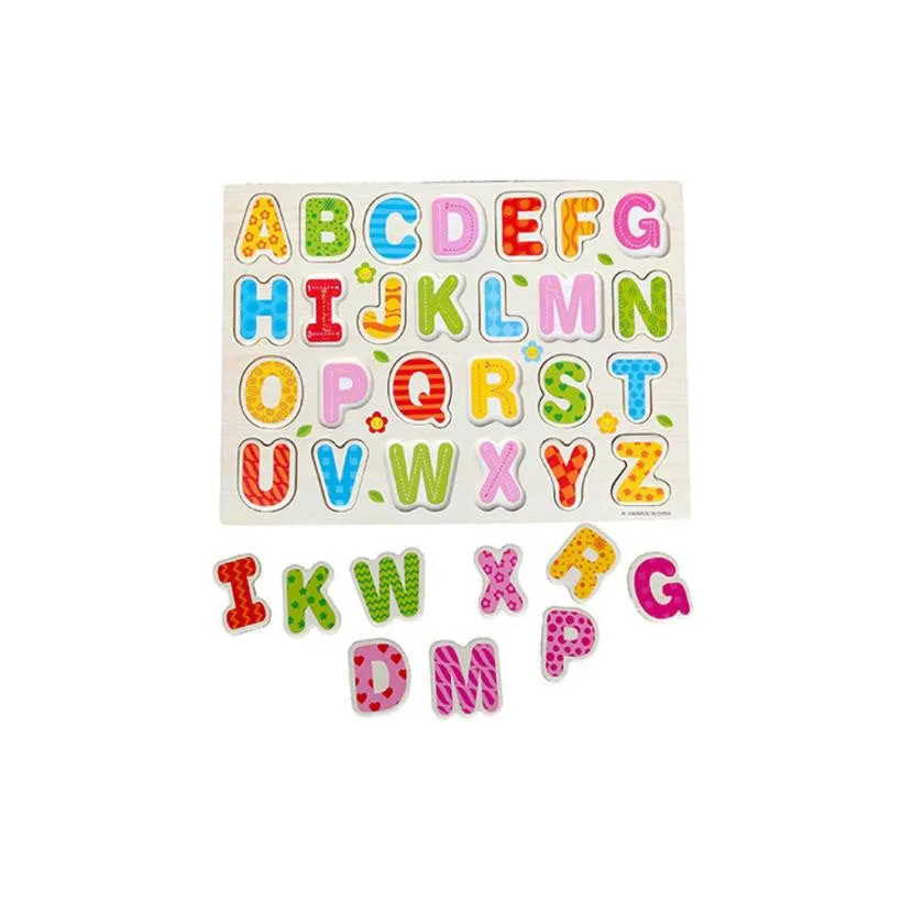 26 pcs Puzzle  Alphabet A - Z Letters Wooden Educational Toys