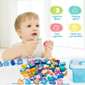 60 Educational Wood Blocks Toys Ay-126