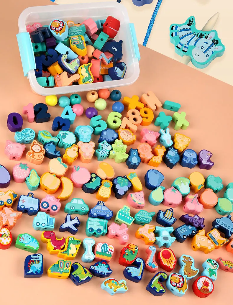 60 Educational Wood Blocks Toys Ay-126
