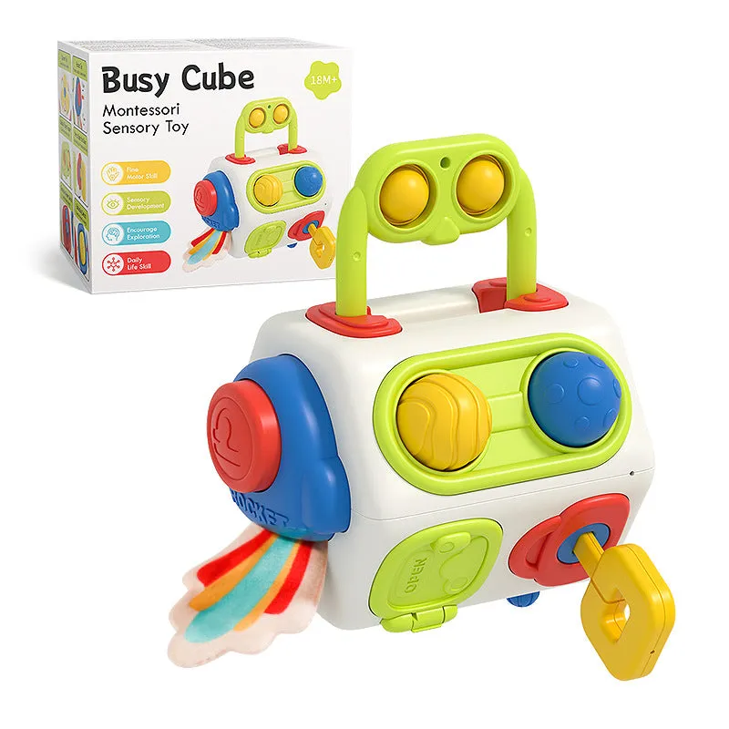 9 In 1 Busy Cube Baby & Toddler Toys Montessori Sensory Toys