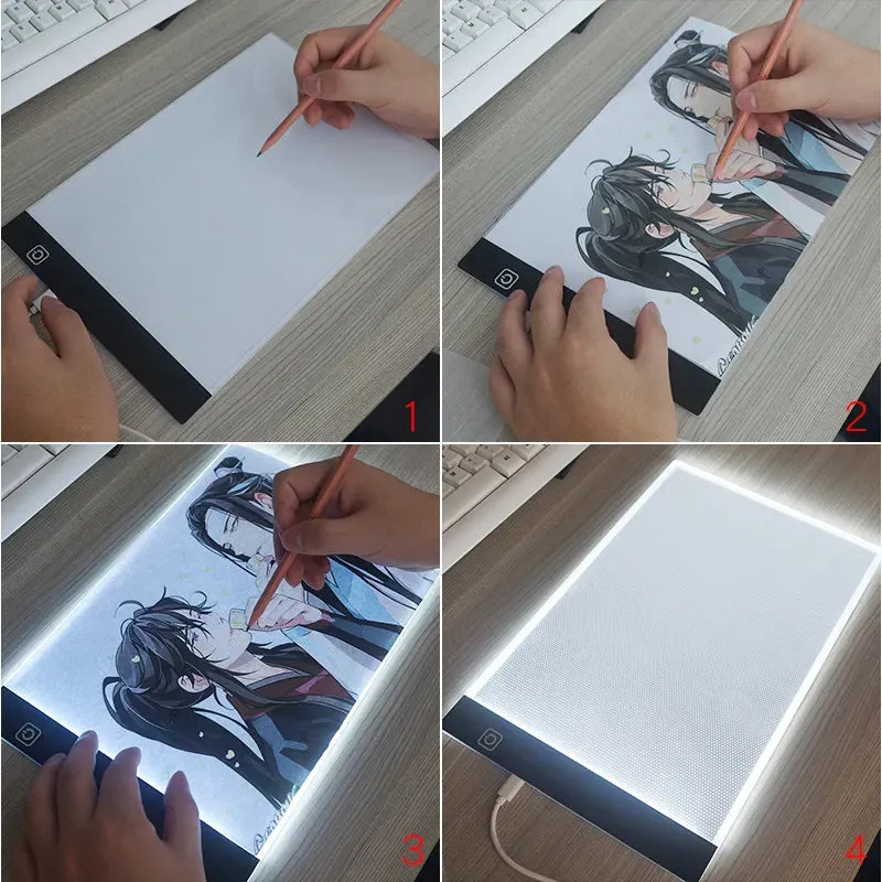 A4 Level Dimmable Led Drawing Pad Creative Gifts For Children