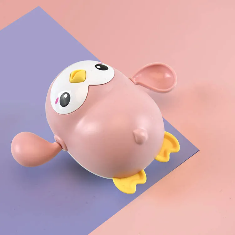Baby Bath Toy Kawaii Swimming Penguin Bath Pool Toy Cute Wind Up