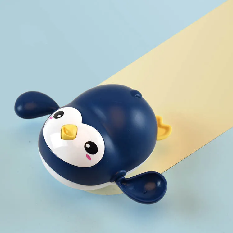 Baby Bath Toy Kawaii Swimming Penguin Bath Pool Toy Cute Wind Up