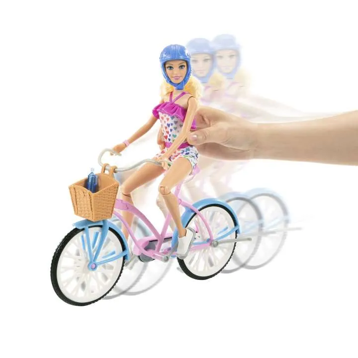 Barbie Doll & Bike Playset