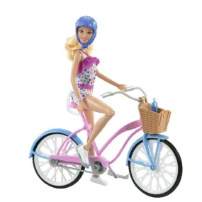 Barbie Doll & Bike Playset
