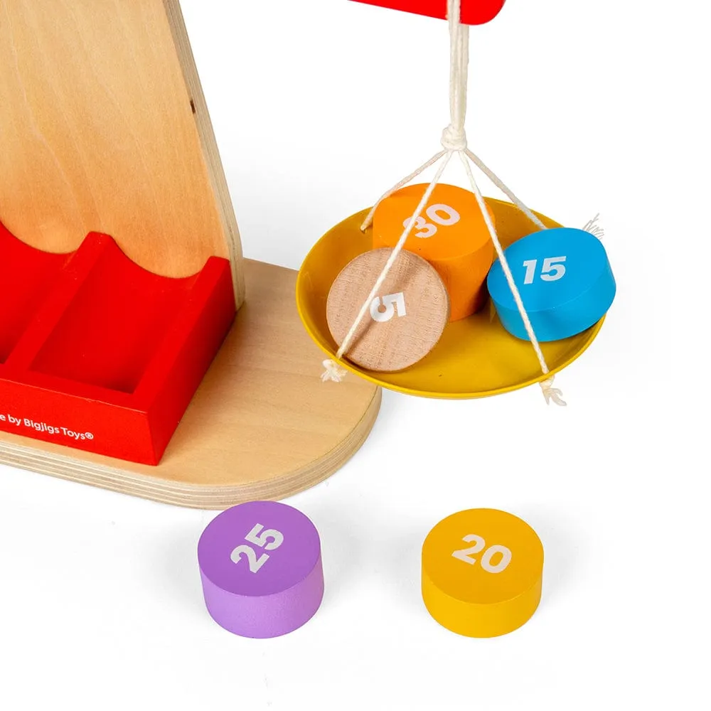 Bigjigs Toys Wooden Balancing Scales