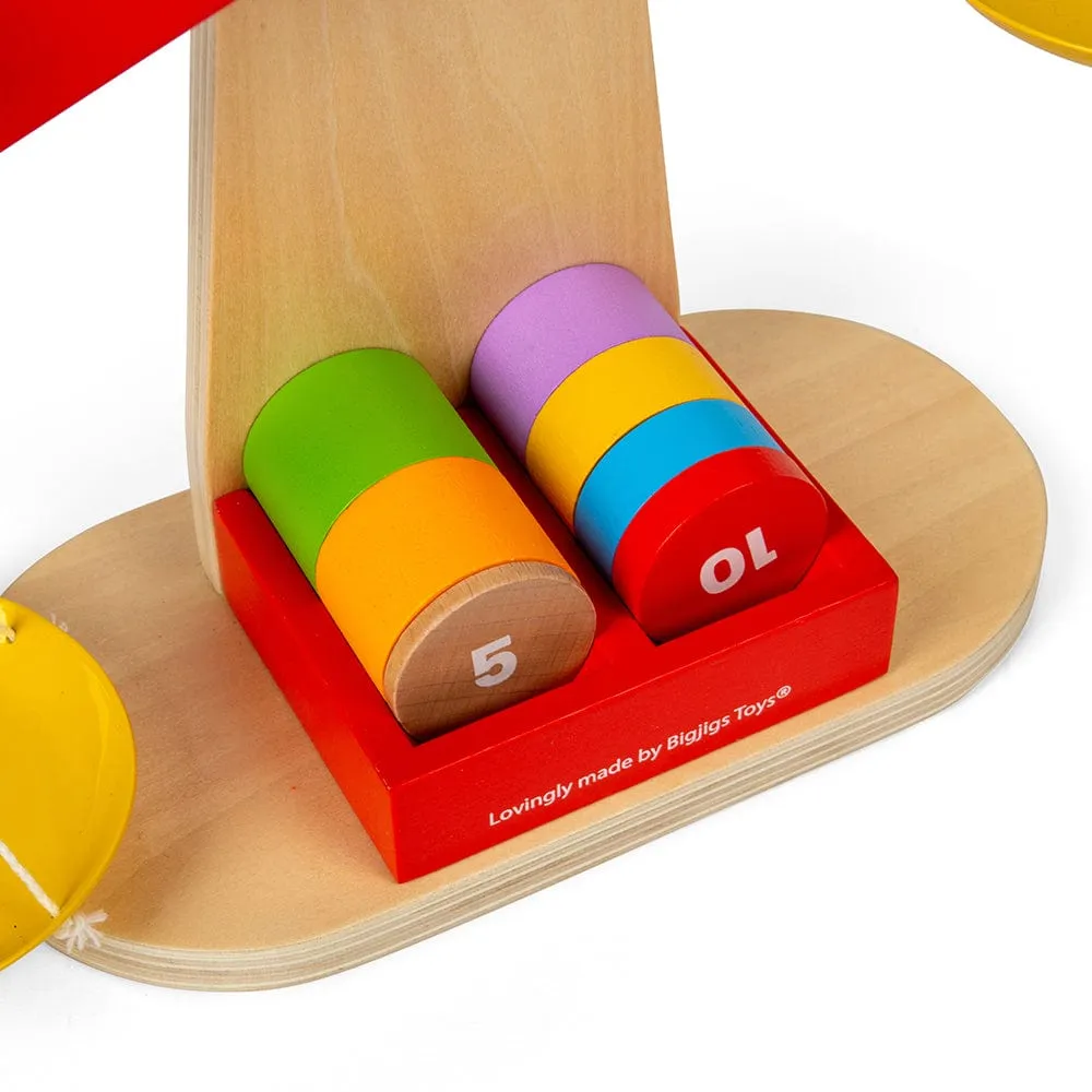 Bigjigs Toys Wooden Balancing Scales