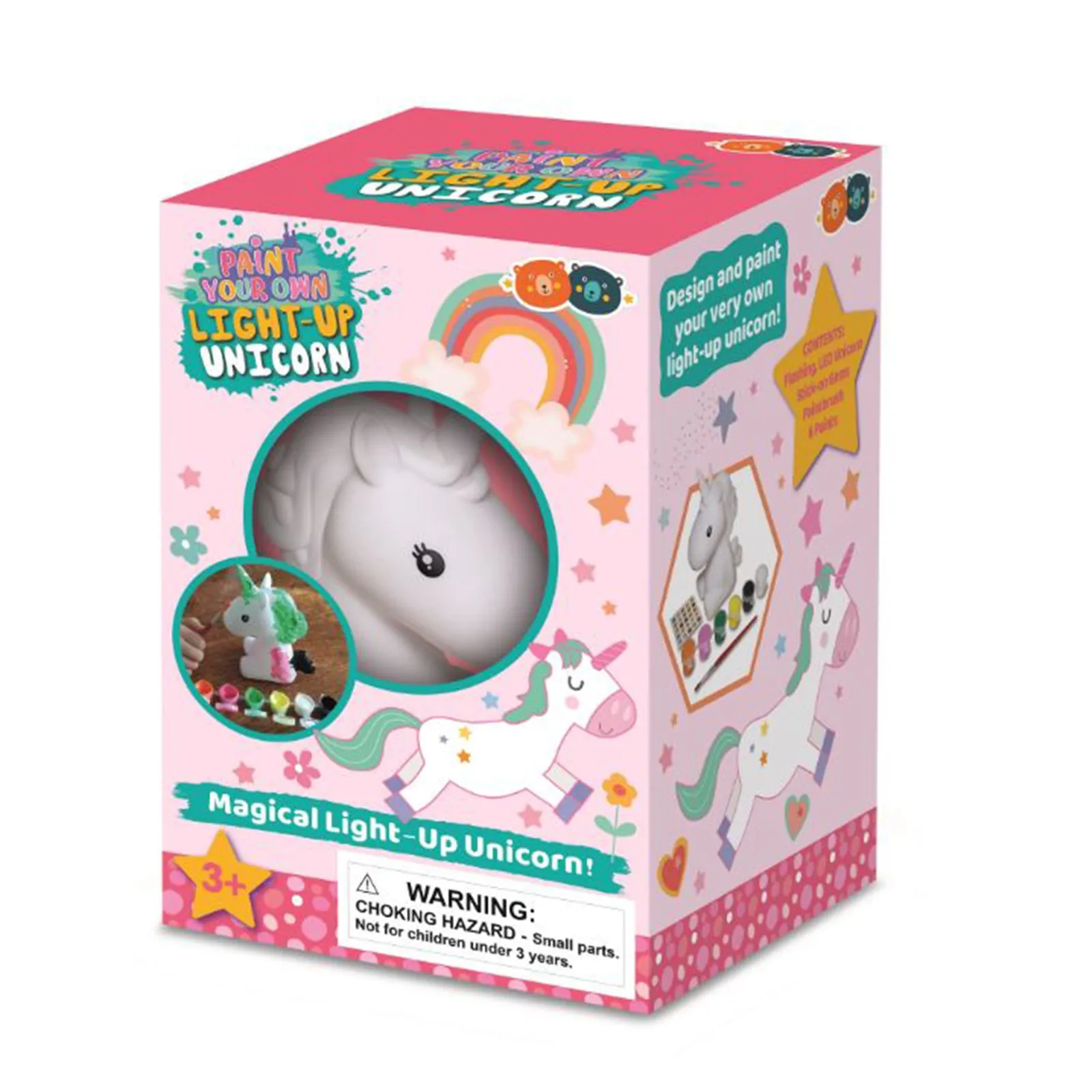 Buddy And Barney Paint Your Own Light Up Unicorn Figure