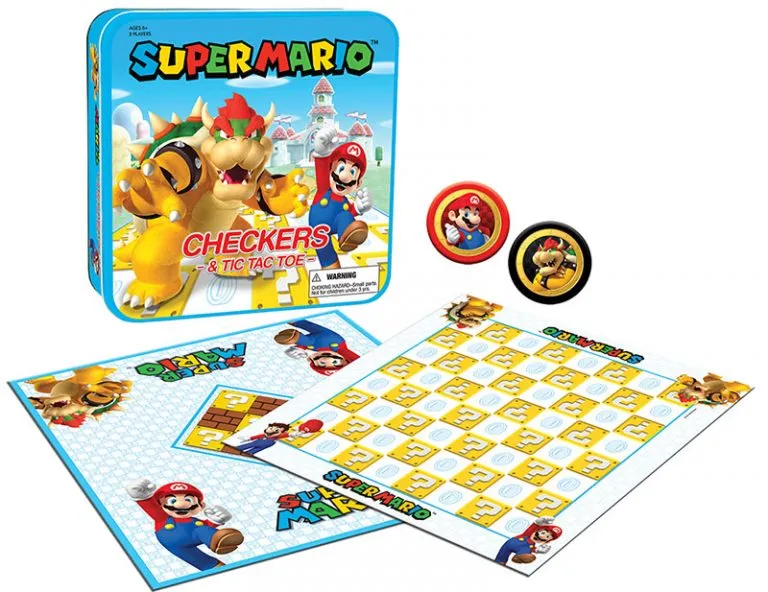 CHECKERS & TIC TAC TOE: Super Mario vs. Bowser