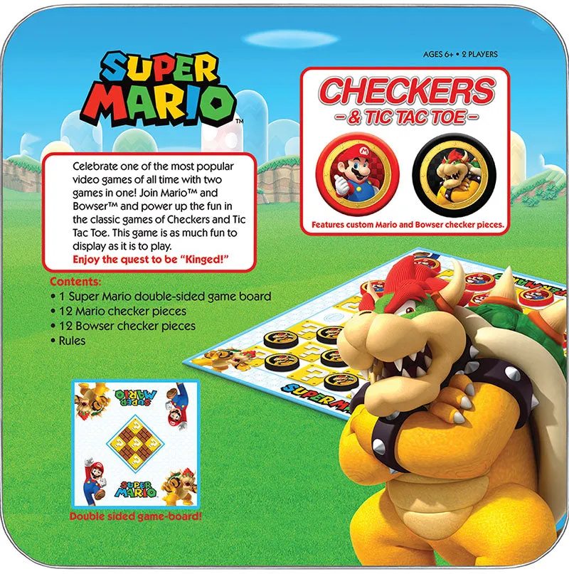 CHECKERS & TIC TAC TOE: Super Mario vs. Bowser