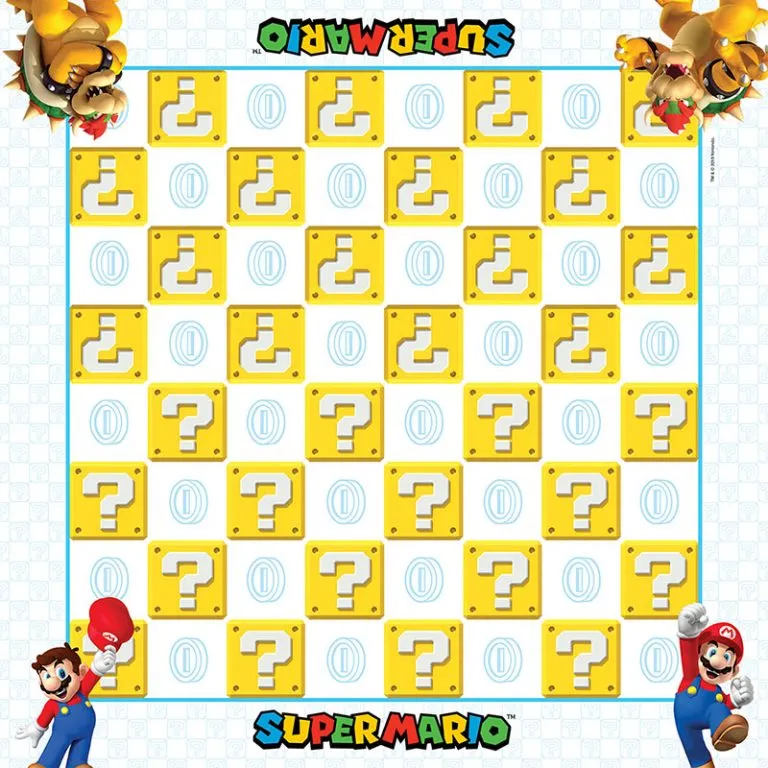 CHECKERS & TIC TAC TOE: Super Mario vs. Bowser