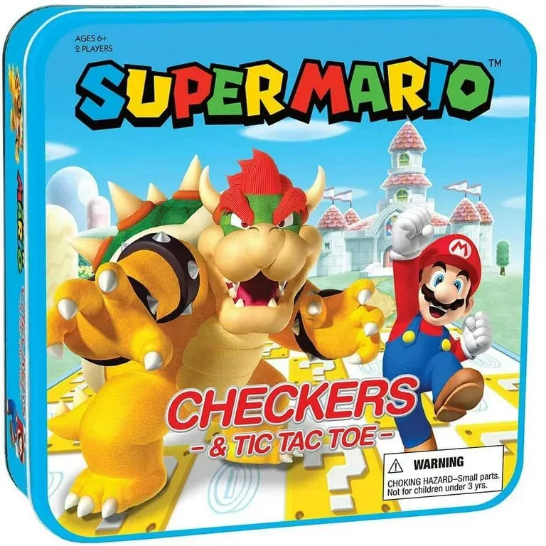 CHECKERS & TIC TAC TOE: Super Mario