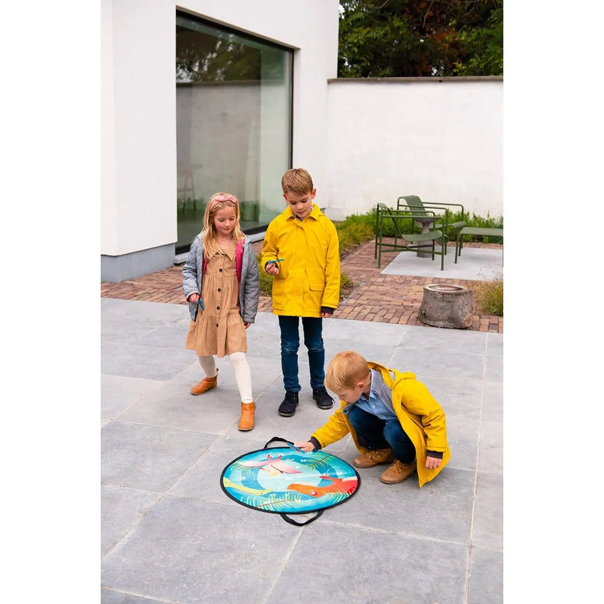 Dino Magnetic Disker Game