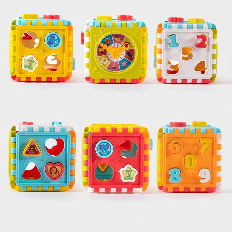 Educational Shape Matching Cube Toy for Kids