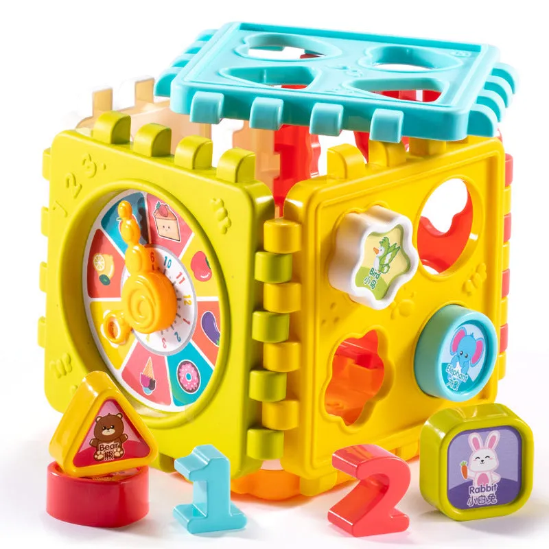 Educational Shape Matching Cube Toy for Kids