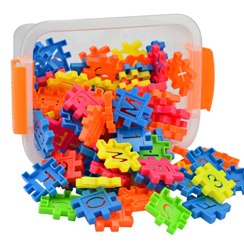 Funny DIY Building Blocks Set for Kids - 110pcs Mosaic Toy with Large Particles