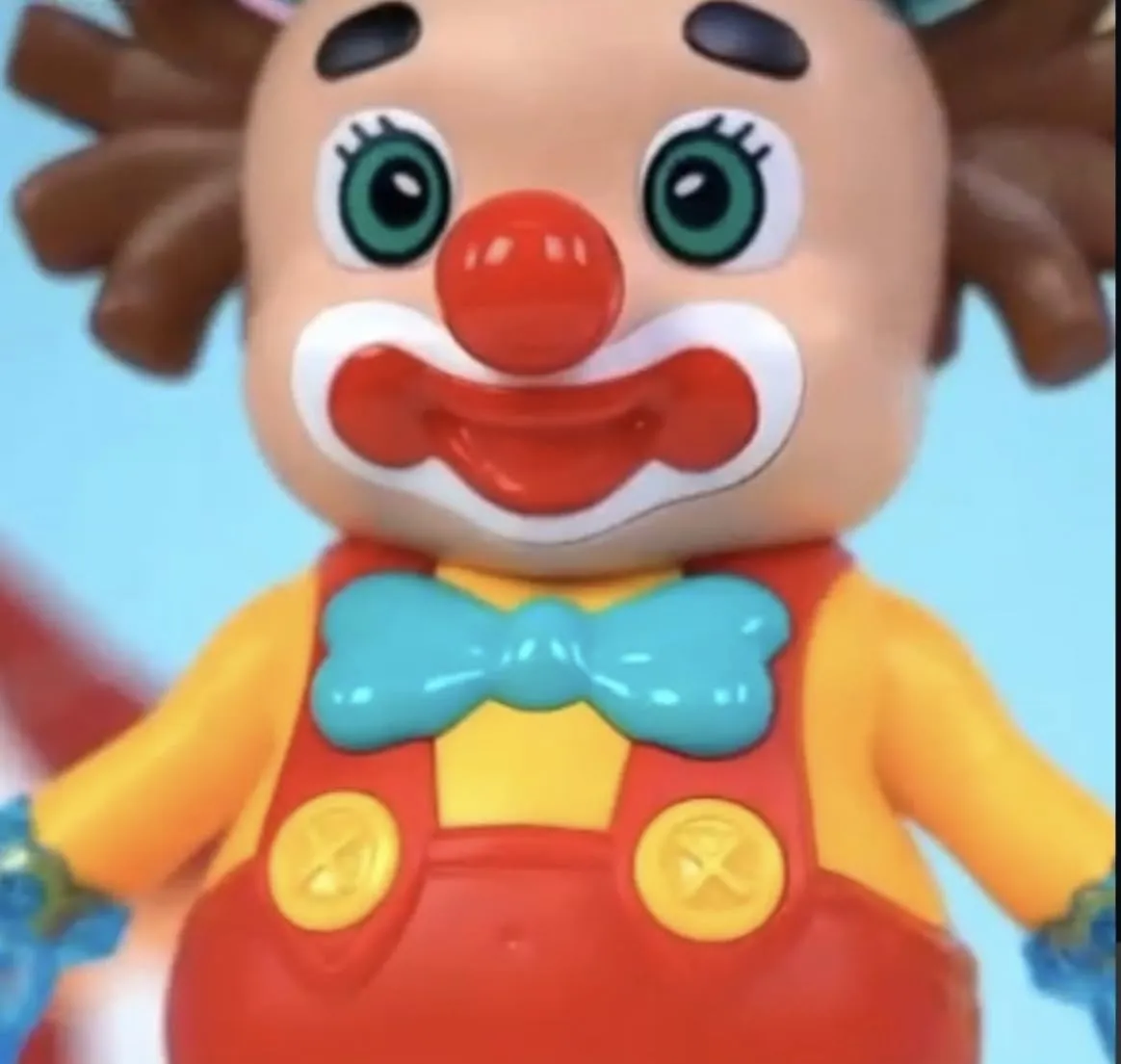 Goyal's Cute Funny-Face Dancing Clown Joker Toy with Music Flashing Lights and Real Dancing Action