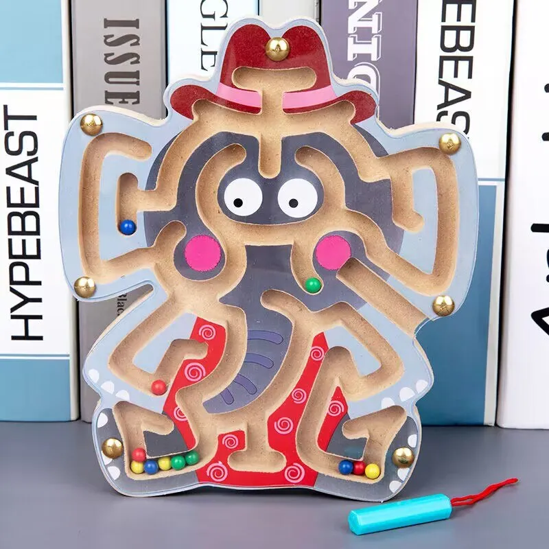 Interactive Montessori Magnetic Puzzle: Fun Learning Toy for Kids 3-6