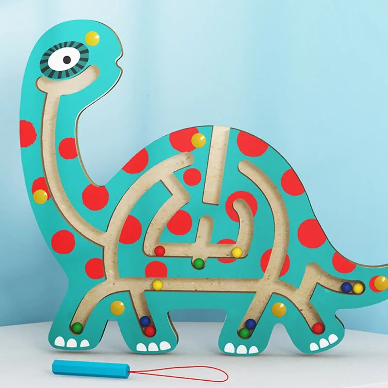 Interactive Montessori Magnetic Puzzle: Fun Learning Toy for Kids 3-6
