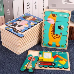 Interactive Montessori Magnetic Puzzle: Fun Learning Toy for Kids 3-6