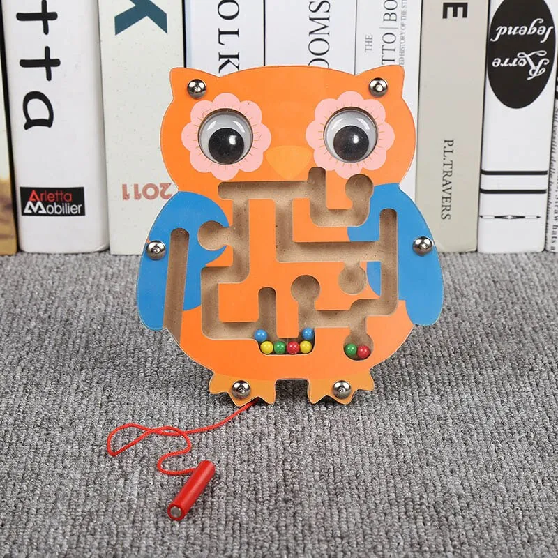 Interactive Montessori Magnetic Puzzle: Fun Learning Toy for Kids 3-6