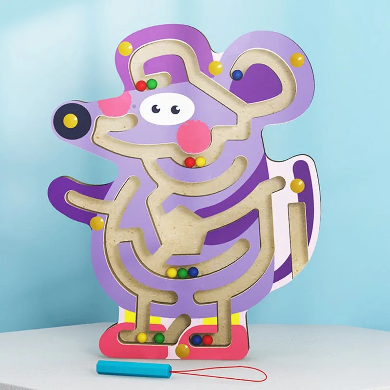 Interactive Montessori Magnetic Puzzle: Fun Learning Toy for Kids 3-6