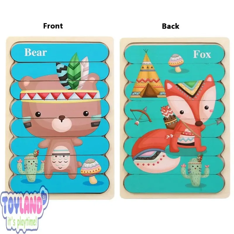 Interactive Montessori Magnetic Puzzle: Fun Learning Toy for Kids 3-6