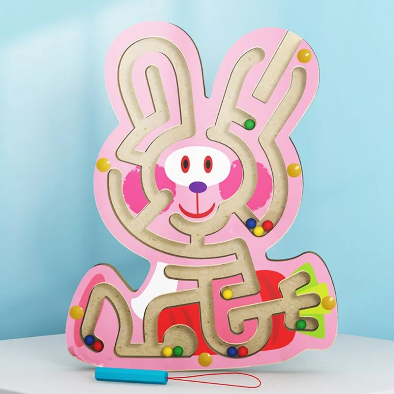 Interactive Montessori Magnetic Puzzle: Fun Learning Toy for Kids 3-6