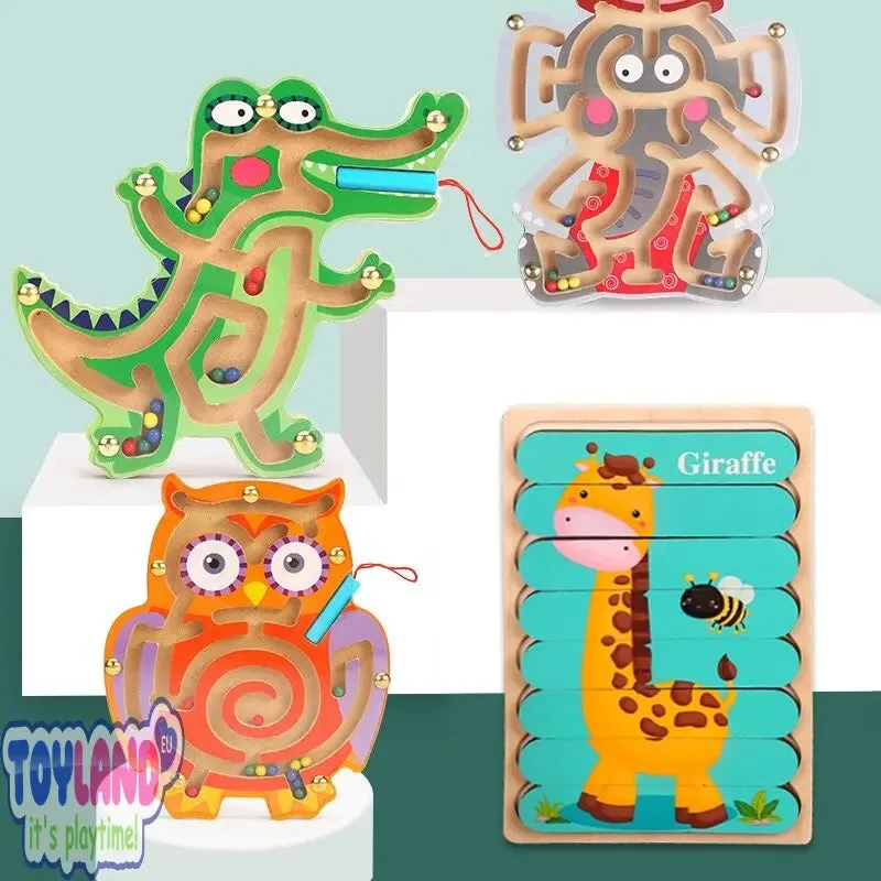 Interactive Montessori Magnetic Puzzle: Fun Learning Toy for Kids 3-6
