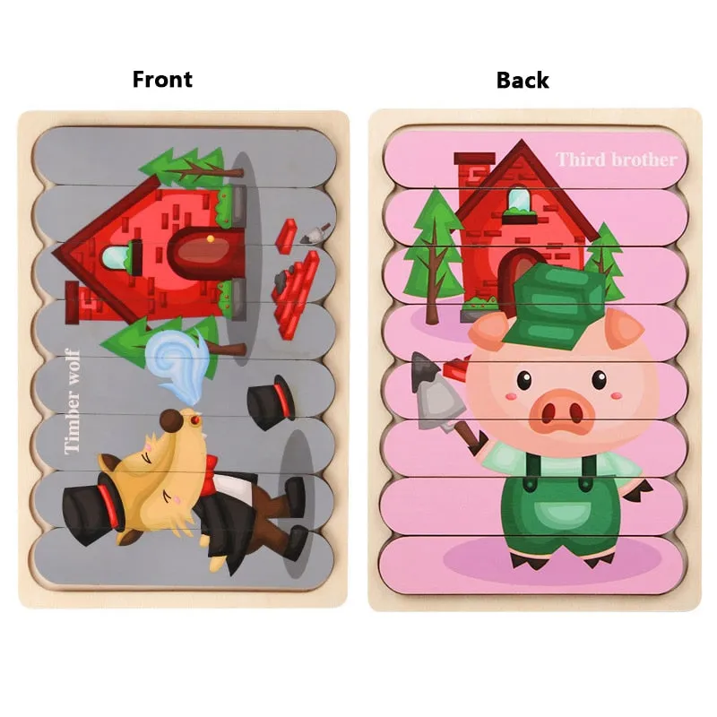 Interactive Montessori Magnetic Puzzle: Fun Learning Toy for Kids 3-6