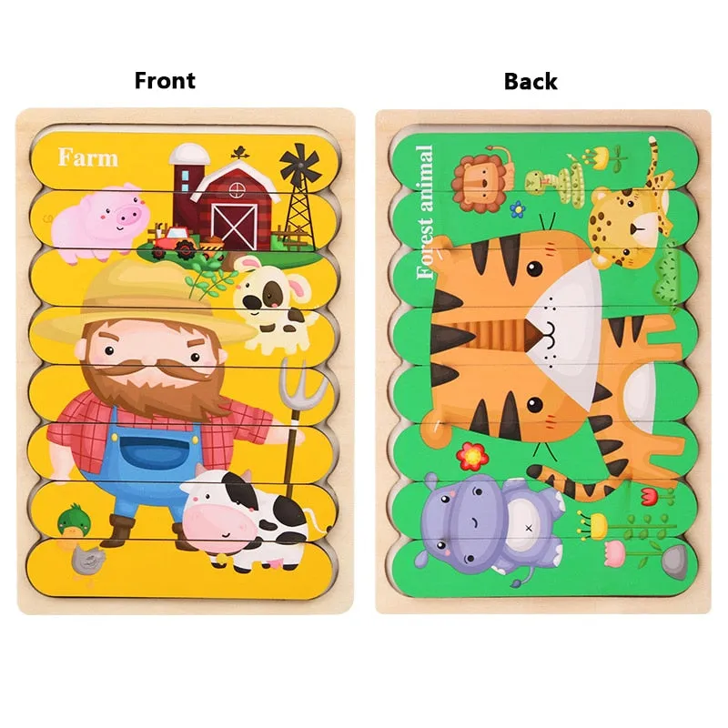 Interactive Montessori Magnetic Puzzle: Fun Learning Toy for Kids 3-6