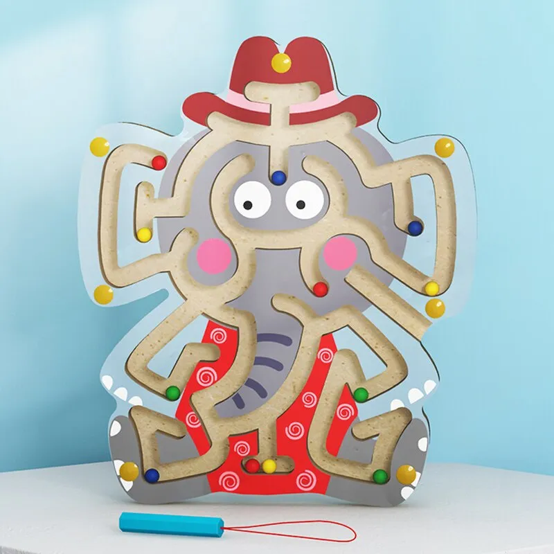 Interactive Montessori Magnetic Puzzle: Fun Learning Toy for Kids 3-6