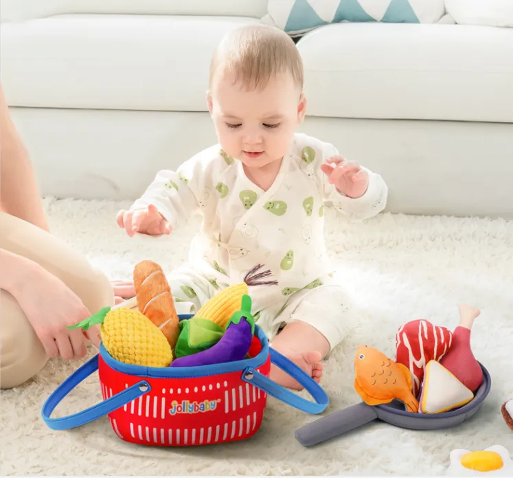 Jollybaby Educational Insights Plush Vegetable Garden 6 Pcs Set