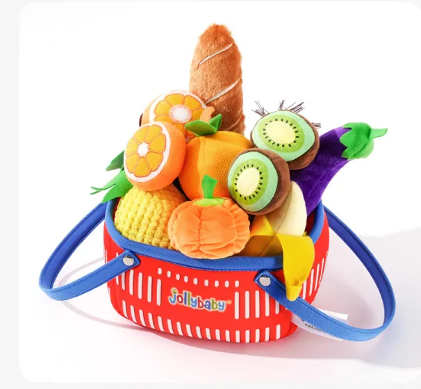 Jollybaby Educational Insights Plush Vegetable Garden 6 Pcs Set