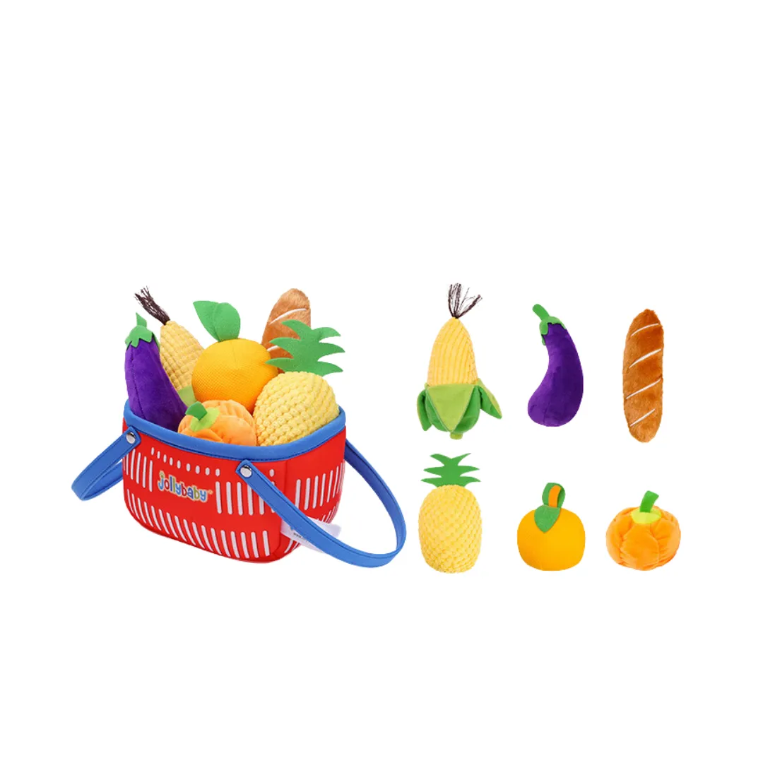 Jollybaby Educational Insights Plush Vegetable Garden 6 Pcs Set