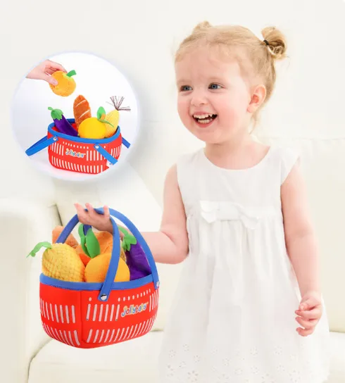 Jollybaby Educational Insights Plush Vegetable Garden 6 Pcs Set