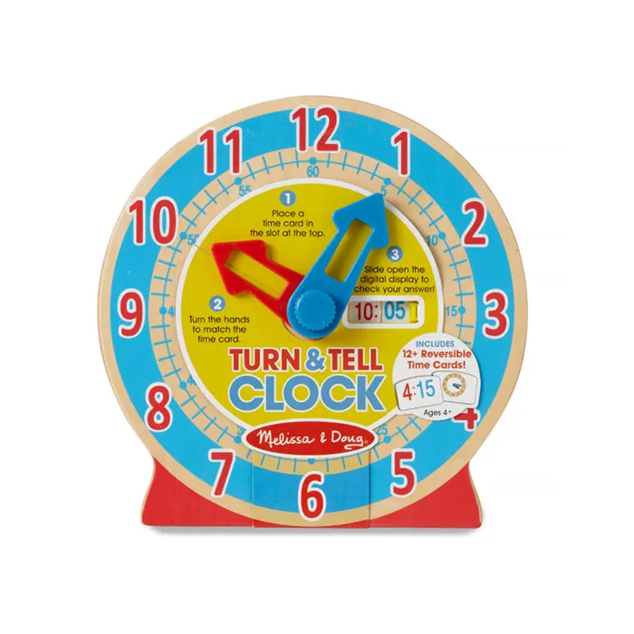 Melissa& Doug - TURN & TELL CLOCK Mathematics toys