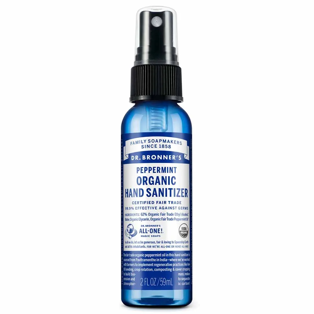Organic Hand Sanitiser - Peppermint