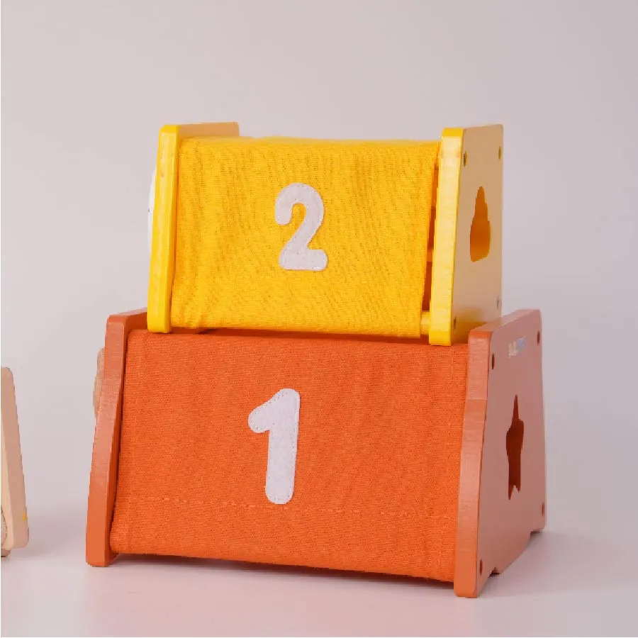 Rocket Building Blocks Wooden Montessori Toys KL09