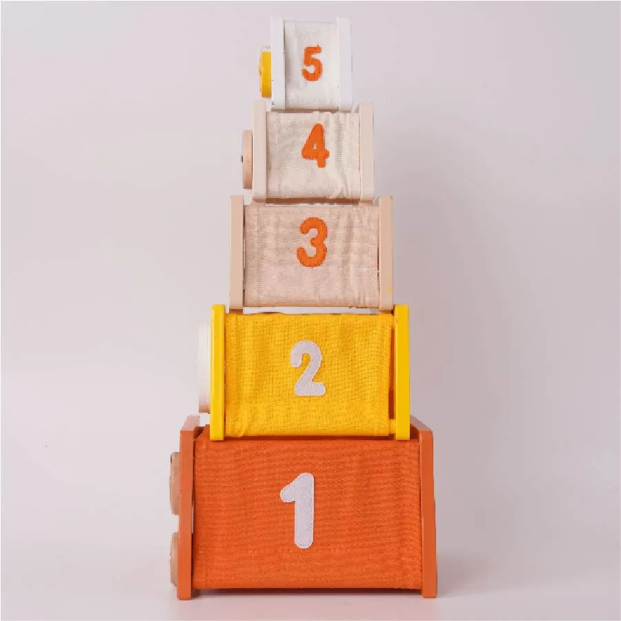 Rocket Building Blocks Wooden Montessori Toys KL09