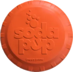 SODAPUP BOTTLE TOP FLYER DURABLE RUBBER RETRIEVING FRISBEE