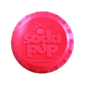 SP Puppy Bottle Top Flyer Durable Rubber Retrieving Frisbee for Puppies - Pink