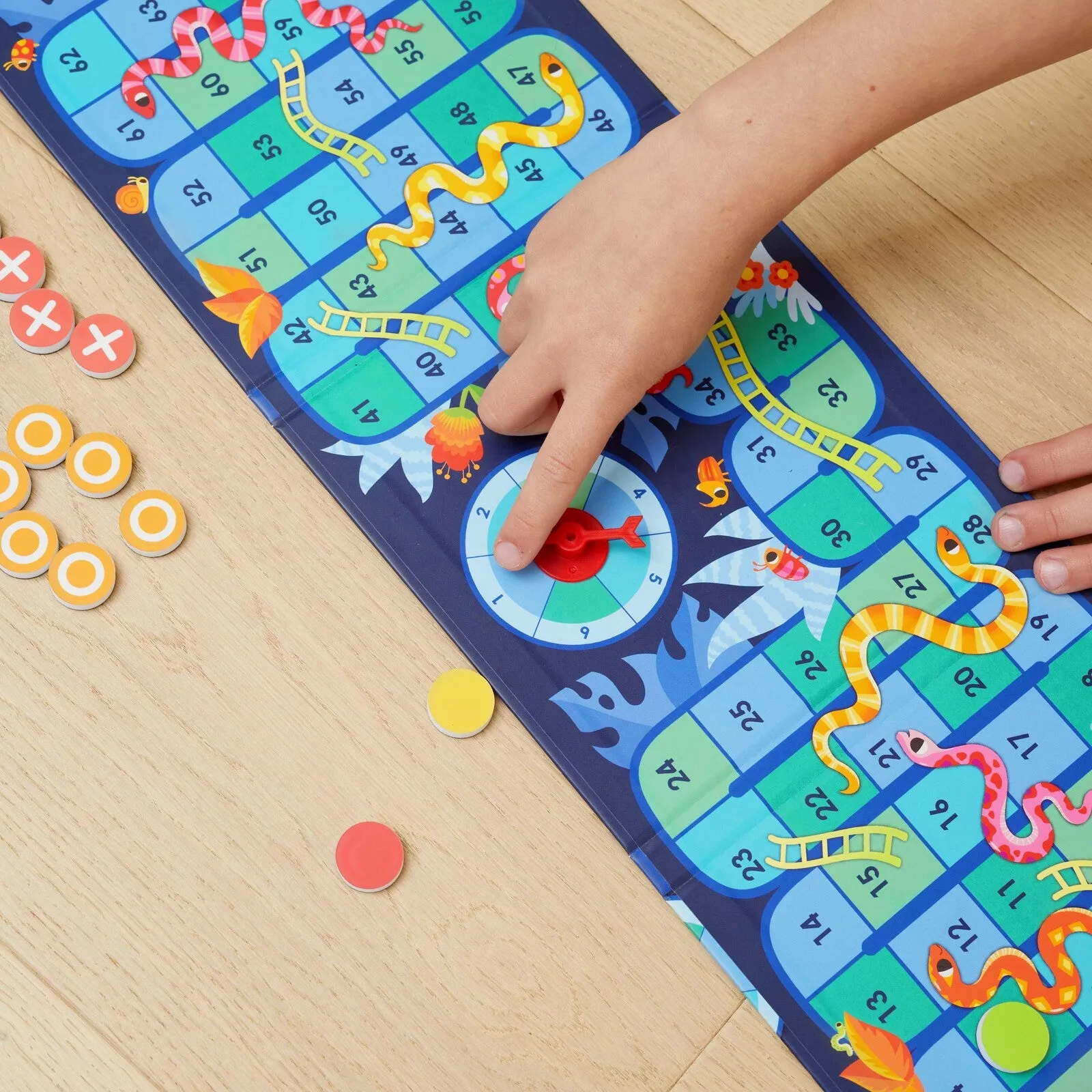 TIGER TRIBE - MAGNA GAMES: SNAKES & LADDERS, TIC TAC TOE